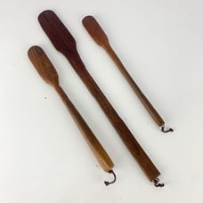 Trio Antique Primitive Rustic Wooden Wood Farmhouse Butter Paddle Scoop Scrapers