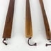 Trio Antique Primitive Rustic Wooden Wood Farmhouse Butter Paddle Scoop Scrapers