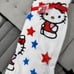 Hello Kitty patriotic 4th of Julh blanket