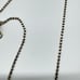 925 Sterling Silver Lariat Necklace, Italy, Elegant Y Drop