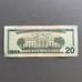 Fancy Serial Number 20 Dollar Bill