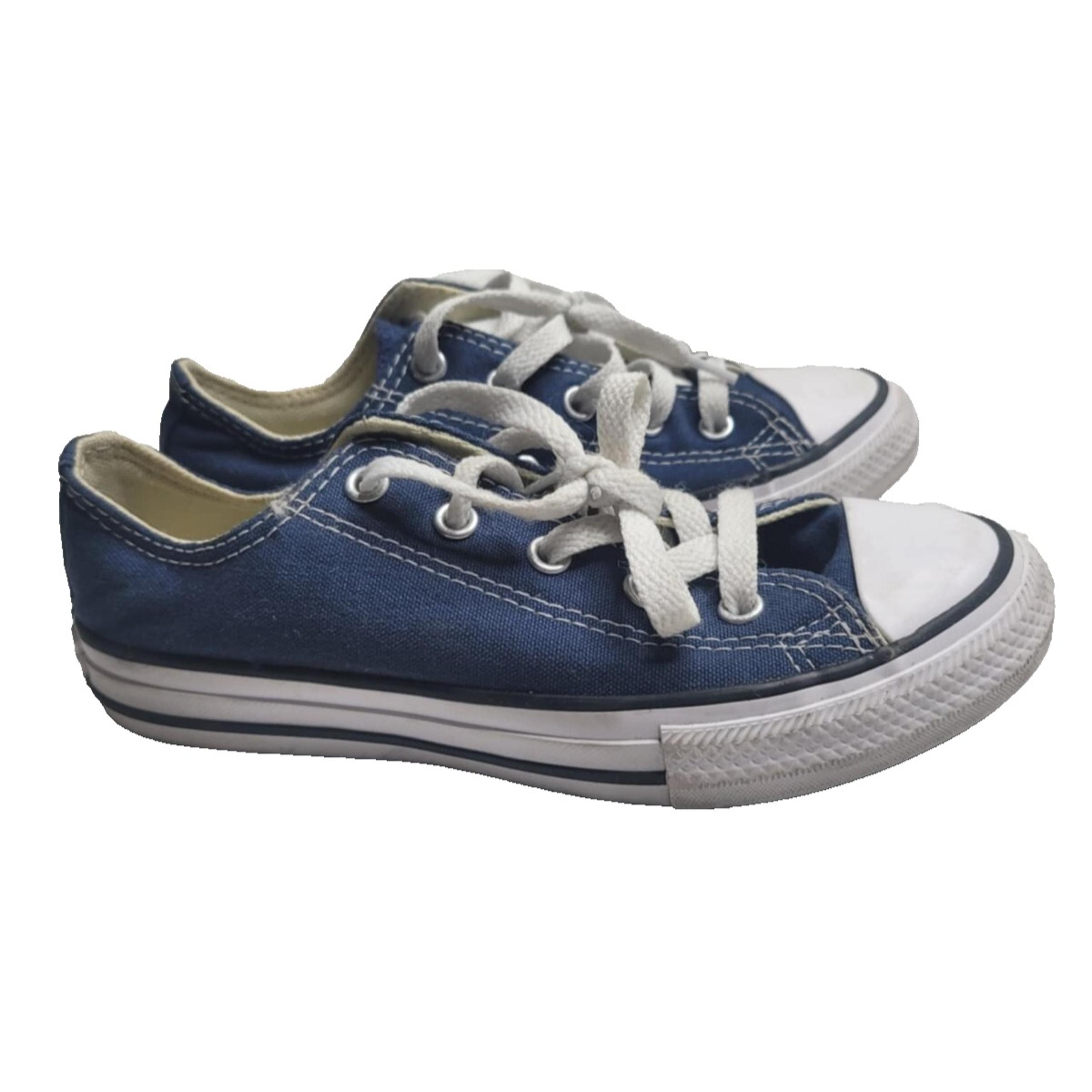 Converse Chuck Taylor All Star Low Top Youth's Size 1 Sneakers Navy Blue