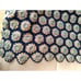 Crochet Flower Bedspread Queen Handmade Daisy Pattern Blue White Vintage 108x87