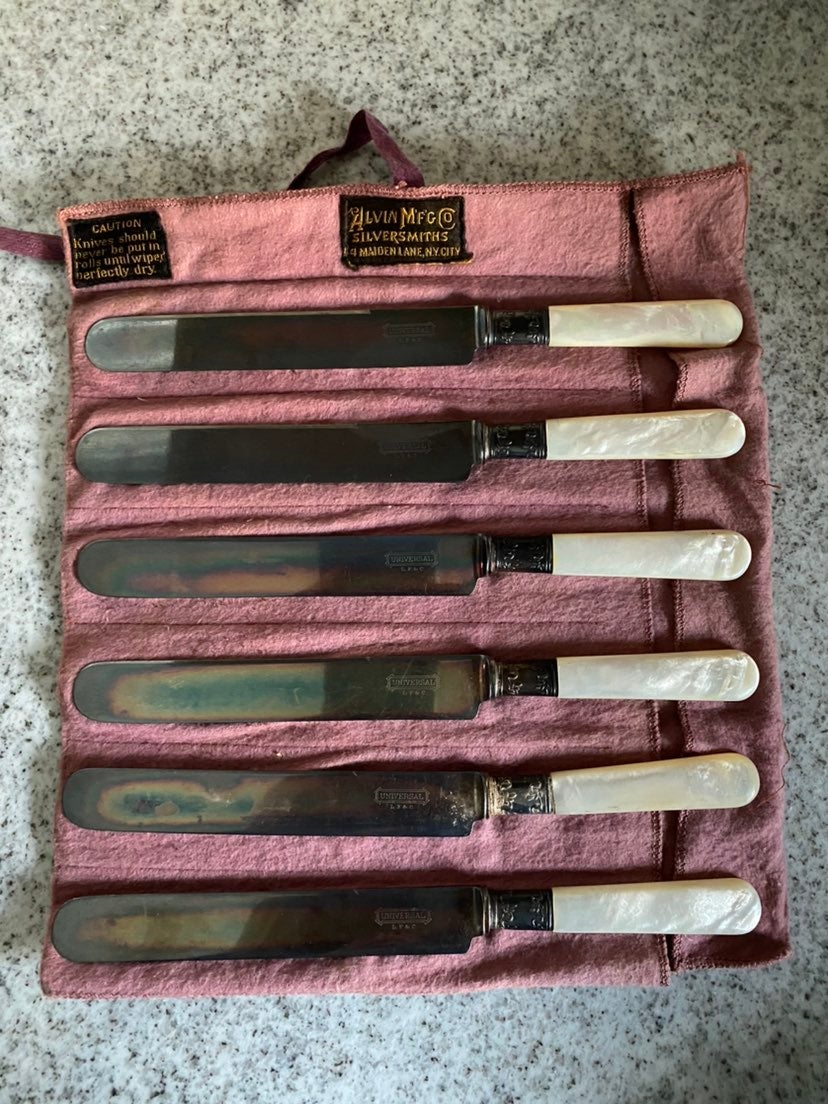 Alvin MFG Co. Mother of Pearl Handled Kn
