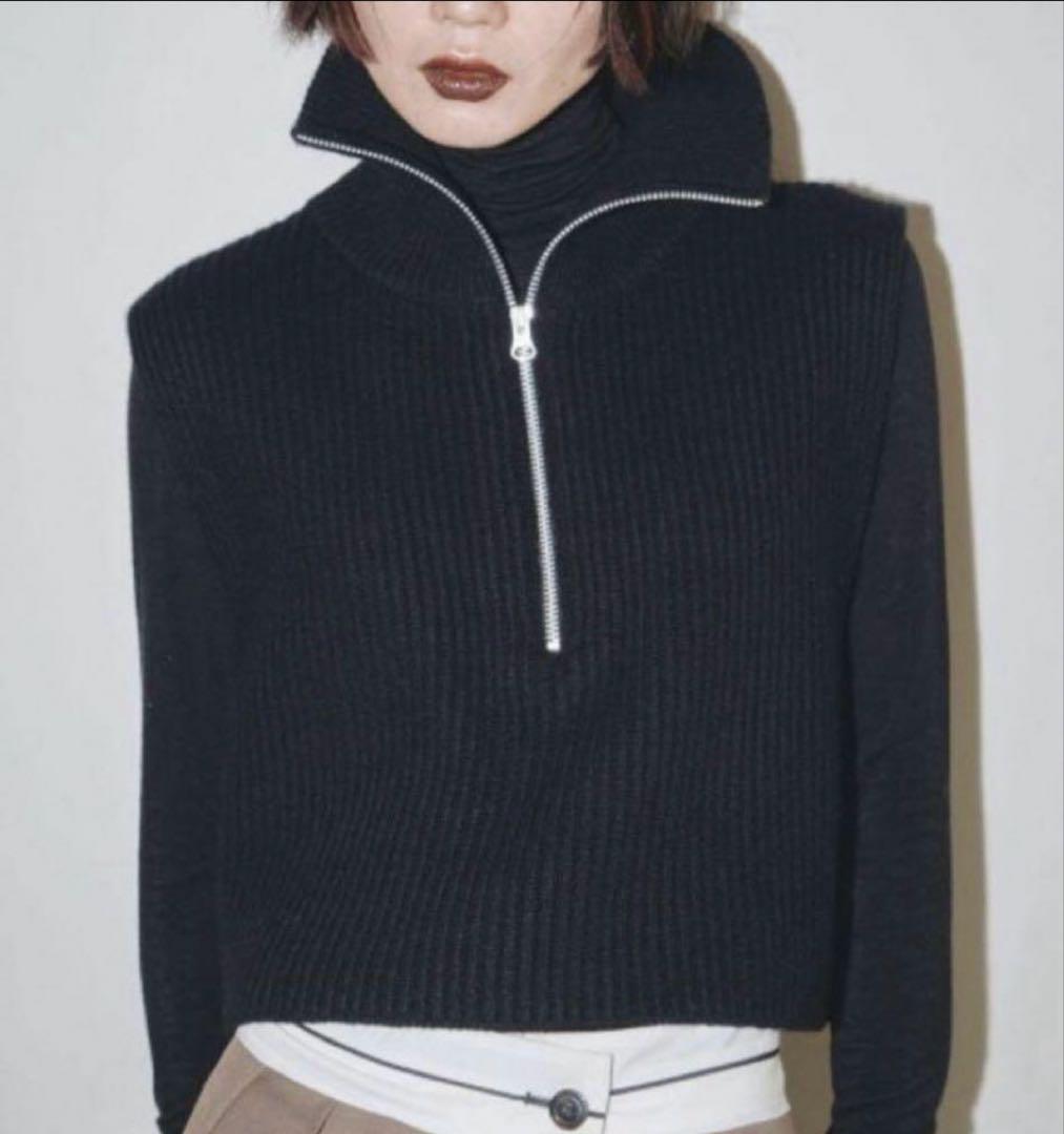 大人気新品  TODAYFUL Halfzip Vest Knit トップス