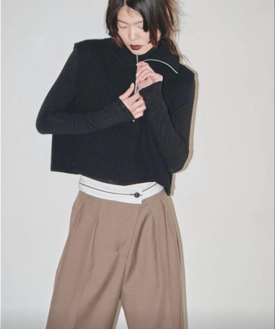 【ふるさと割】 TODAYFUL Halfzip Knit Vest トップス