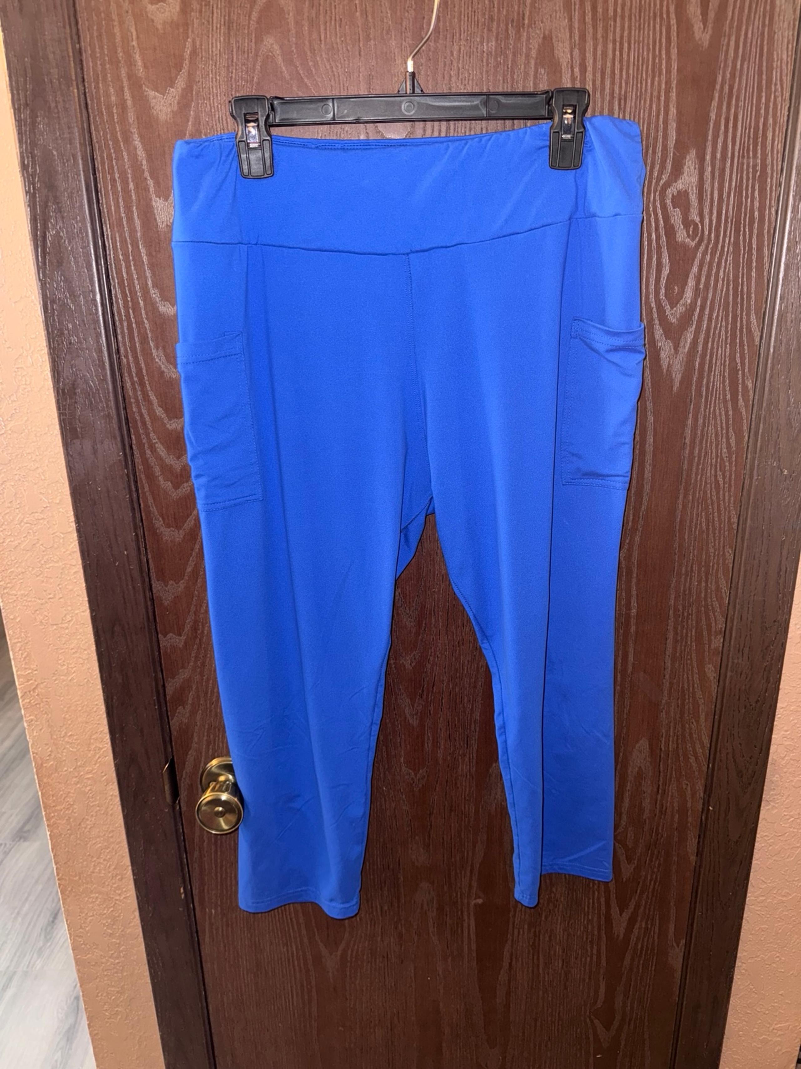 Royal Blue Capri Leggings