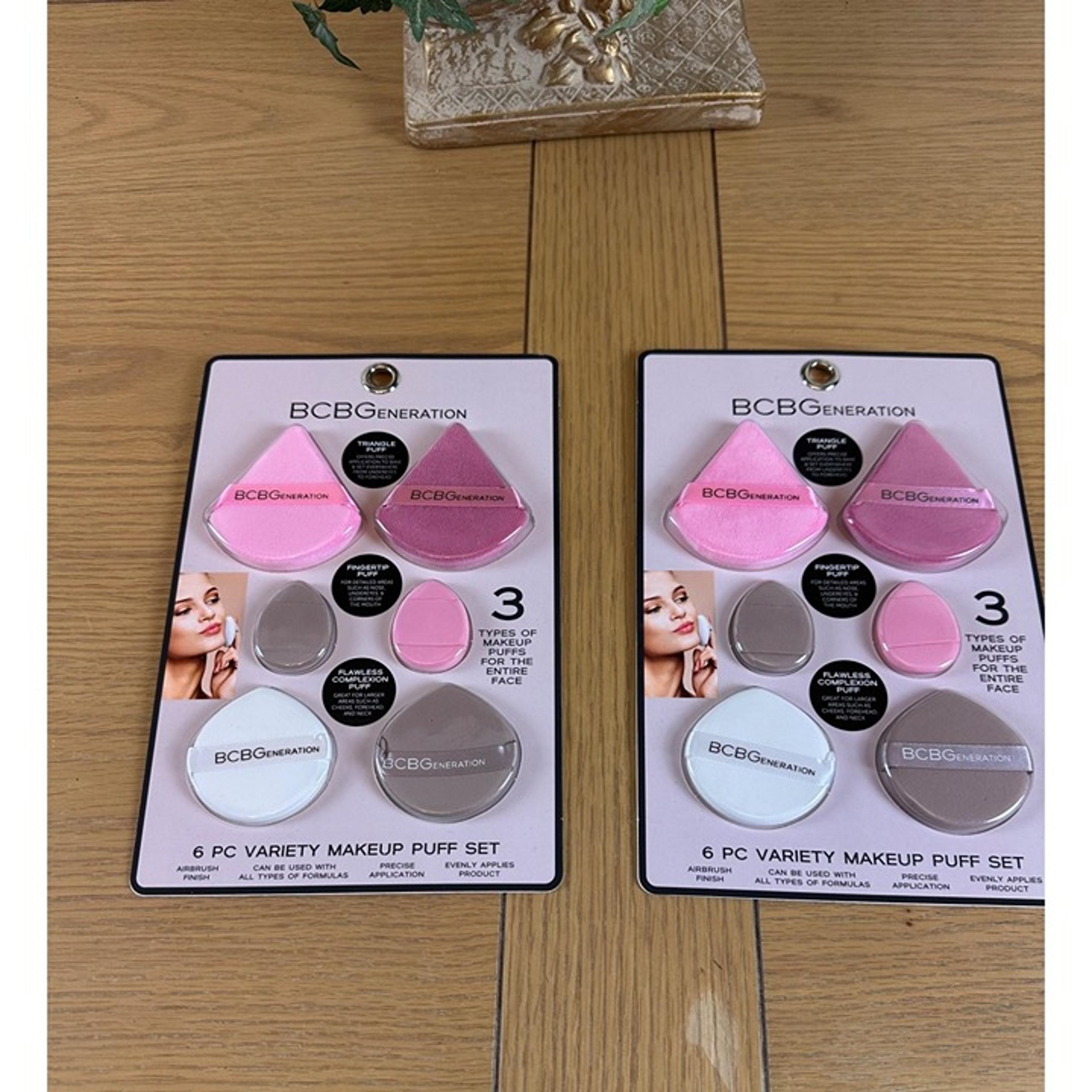 BCBGeneration 6 Pc Variety Makeup Puff Set Blending Contouring Applying Makeup