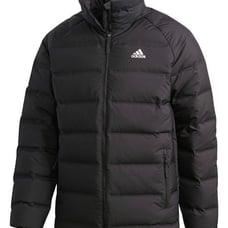 Adidas Helionic Mid-Length Men's Down Jacket Winter Warm Black FT2528 Size L