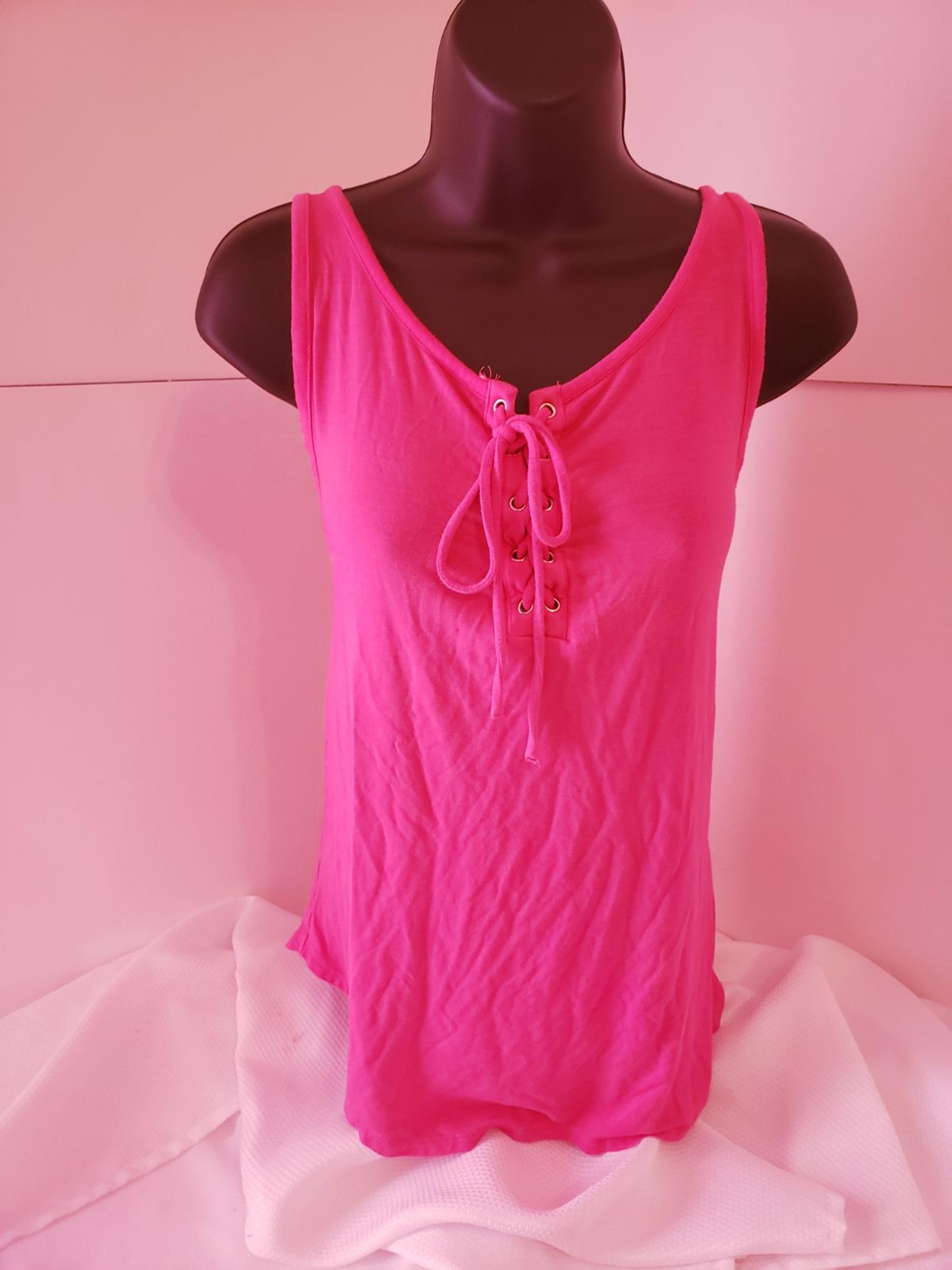 New york and co lace up tank