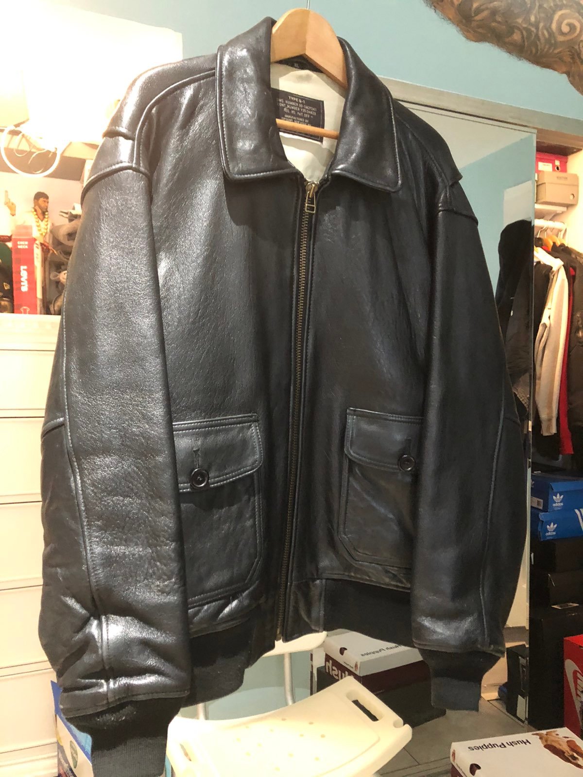 leather jacket men