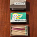 Vintage Japanese Meiji Juice Seika Cafe Sweets Matchbox plus Holder Kawaii