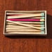 Vintage Japanese Meiji Juice Seika Cafe Sweets Matchbox plus Holder Kawaii