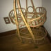 Mid century bamboo bar cart