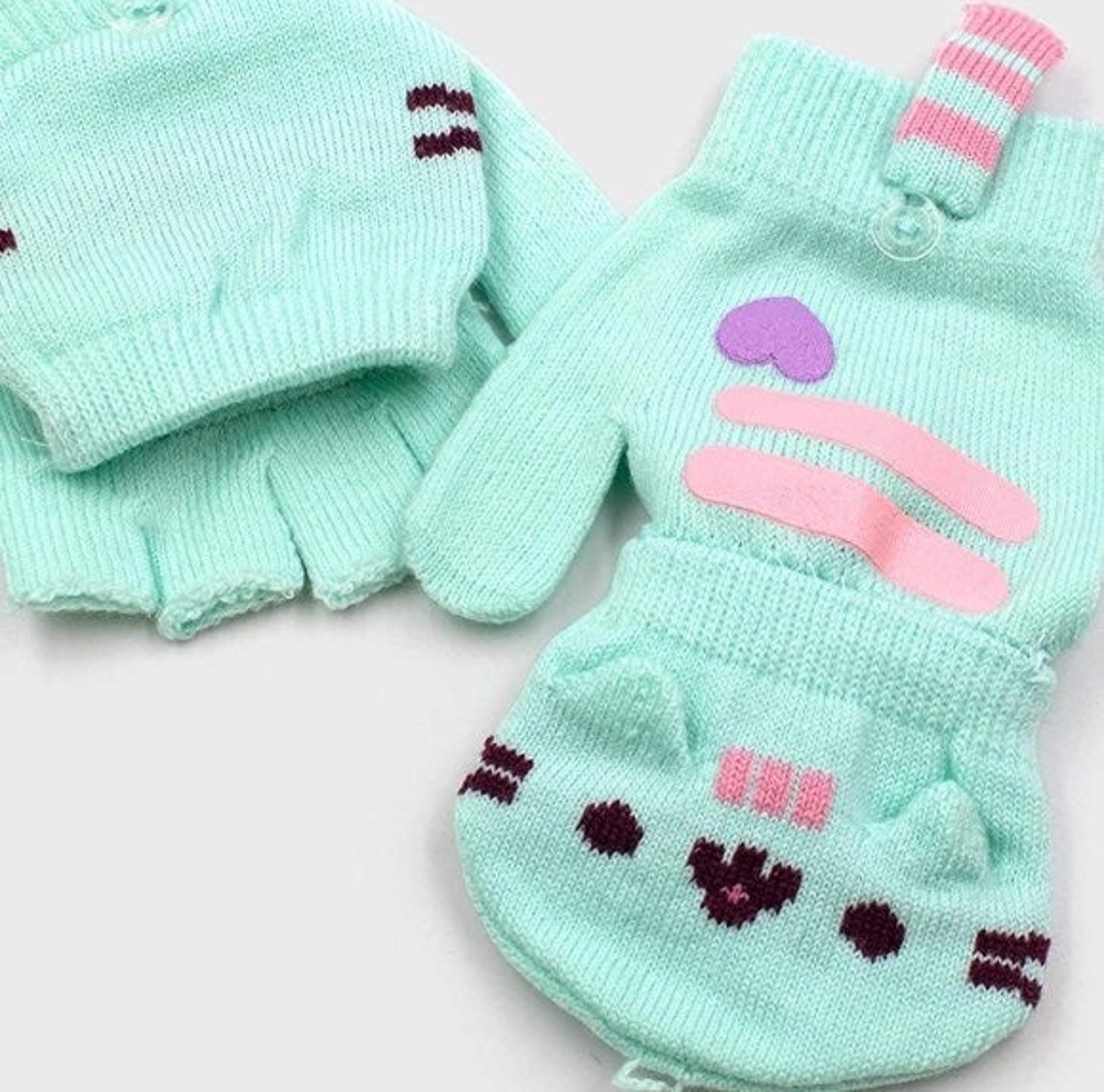 NWT[reversible!]mint_PUSHEEN_gloves|OS