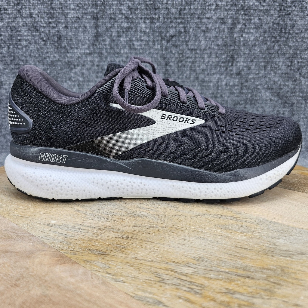 Brooks Ghost 16 Womens Size 10 Wide Gray Athletic Running Shoes 1204071D175
