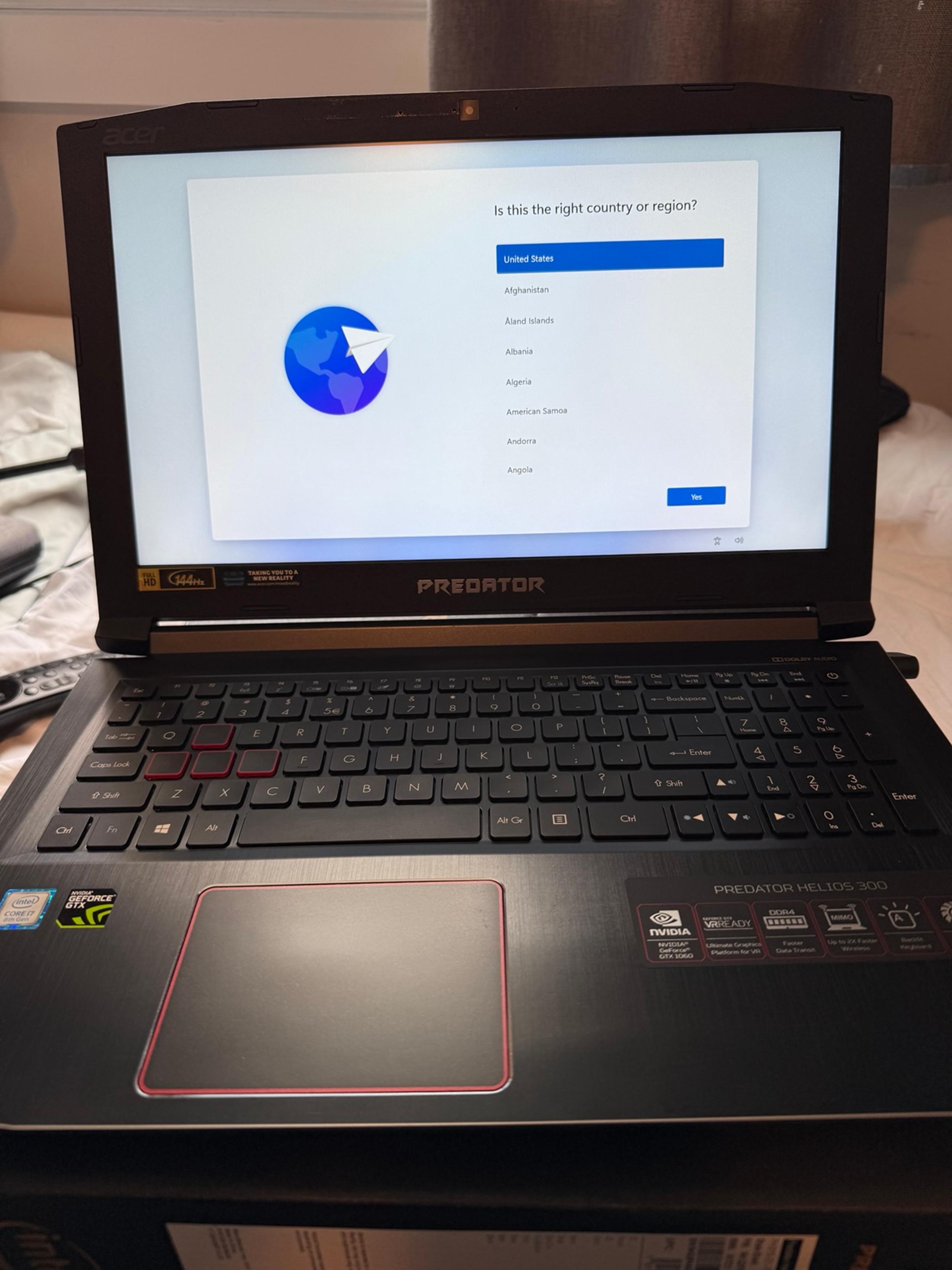 Acer Predator Helios 300 gaming laptop
