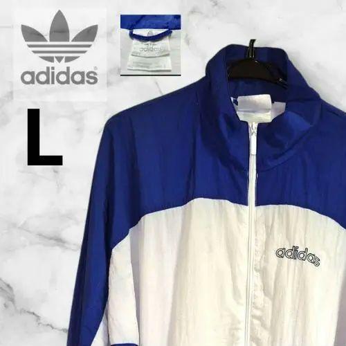 adidas Nylon Jacket Blue/White