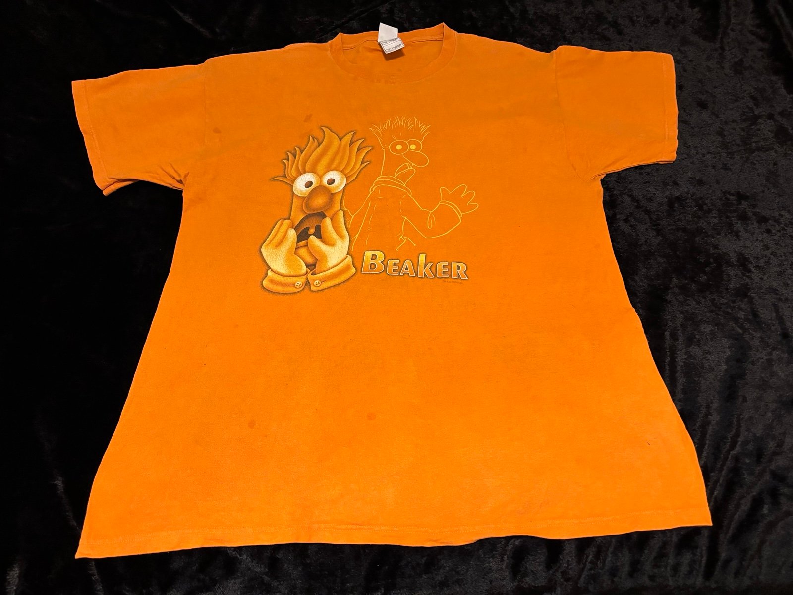 Mens XL Vintage The Muppets Beaker Tshirt