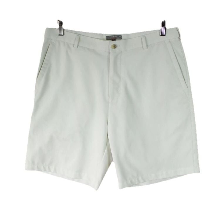 Peter Millar Shorts Mens Sz 40 Golf Performance Chino Stretch 8.5 Wicking
