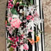 ECI New York pencil floral skirt