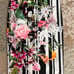 ECI New York pencil floral skirt