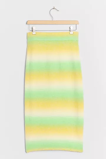 Anthropologie Dolan Ombre KNIT MIDI SKIR