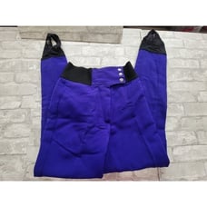 Vintage USA Schoeller Fryolia Stretch Blue Purple Stirrup Women Size 10