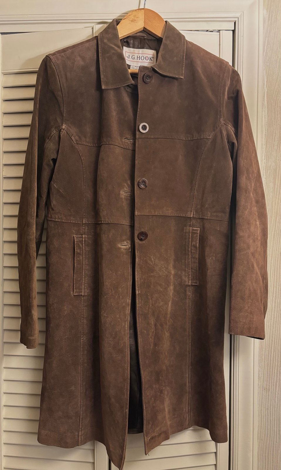 SUEDE COAT *VINTAGE* JG HOOK