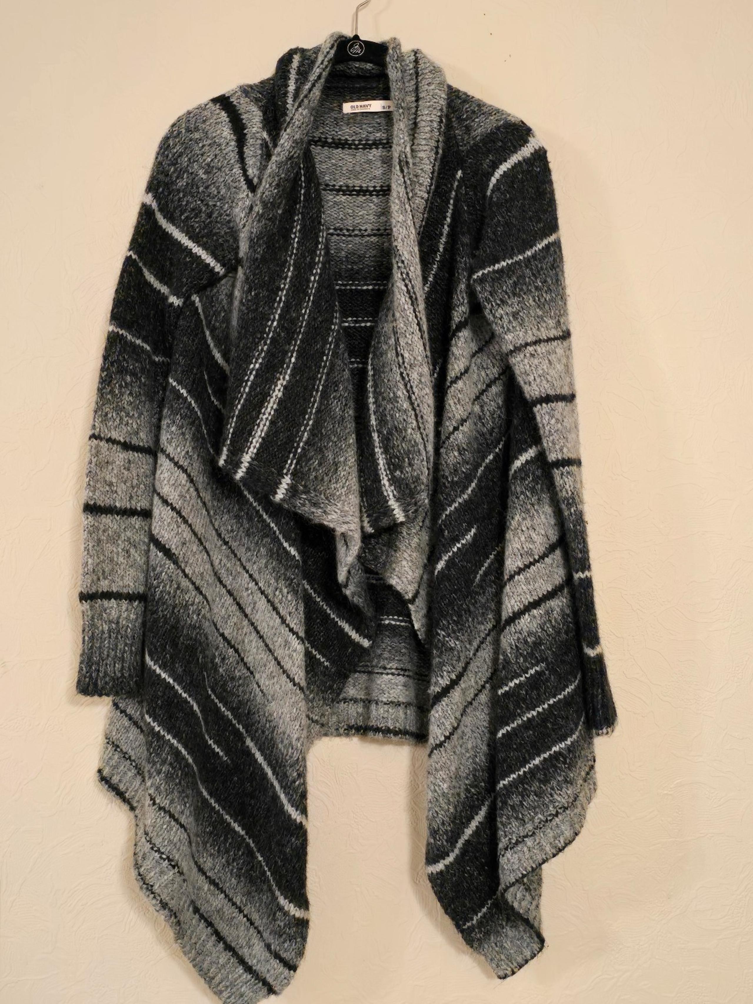 Old Navy Womens Stripe Cardigan Sweater