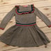 Mini Boden gray rainbow shimmer dress