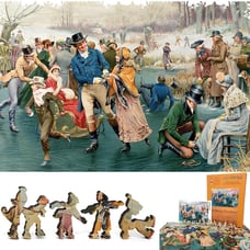Wooden Jigsaw Puzzle for Adults - Uniquely Shaped Pieces - made in the USA