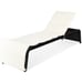 Patio Rattan Lounge Chair Chaise Recliner Back Adjustable Cushioned
