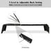 Patio Rattan Lounge Chair Chaise Recliner Back Adjustable Cushioned
