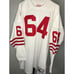 Vintage Mitchell & Ness NFL Throwback Jersey 49ers #64 Dave Wilcox 1964 Mens 56