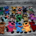 Lot of 16 Vintage Grateful Dead 7 Beanie Bears Liquid Blue Collectors Limited