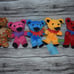 Lot of 16 Vintage Grateful Dead 7 Beanie Bears Liquid Blue Collectors Limited