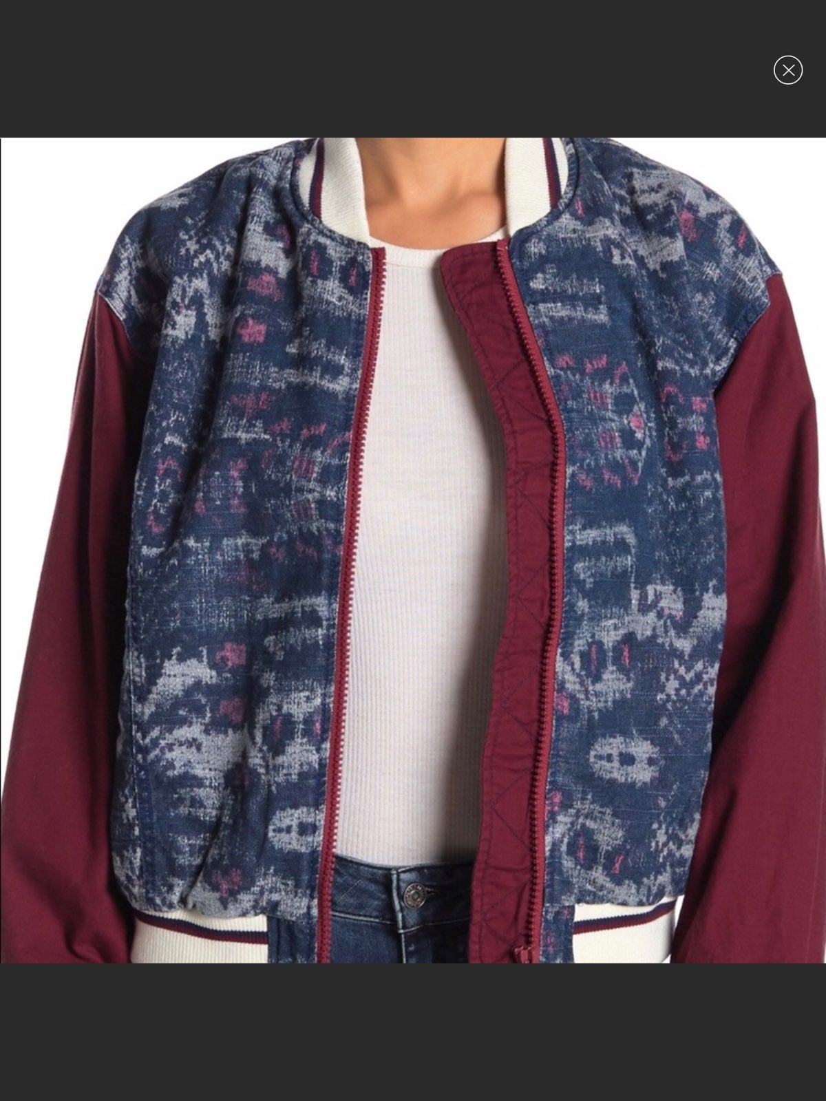 Free People Varsity of Dreams Jacket