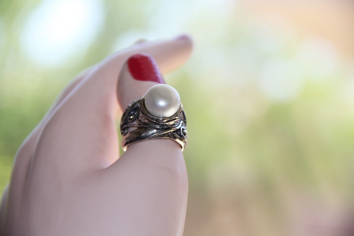Zuman Sterling Silver Pearl Ring
