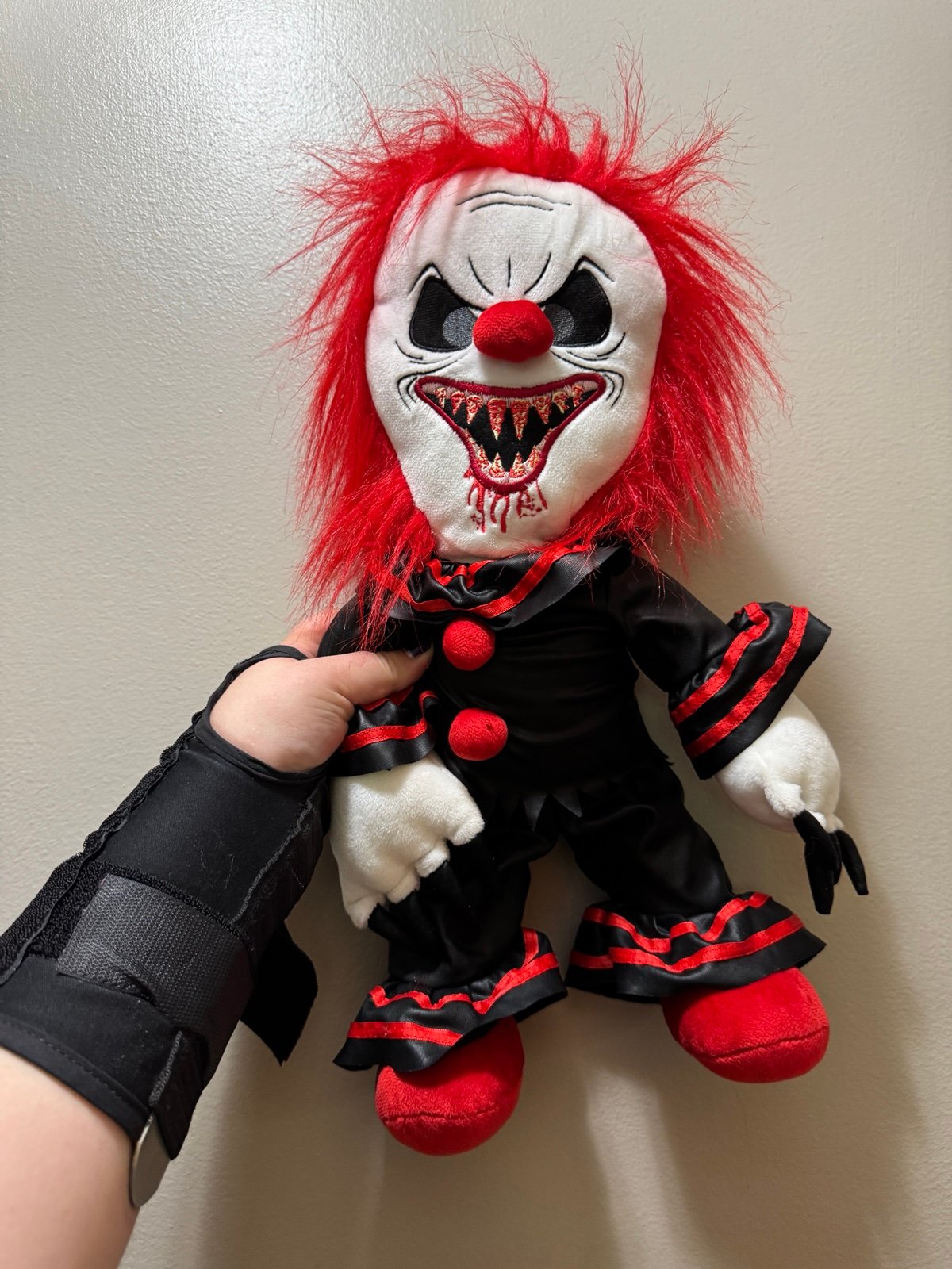 Spirit Halloween Crouchy The Clown 18” Plush