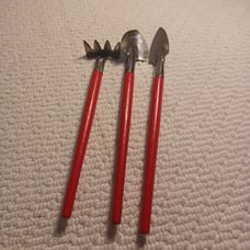 Vintage Souvenir Garden Tools Miniature