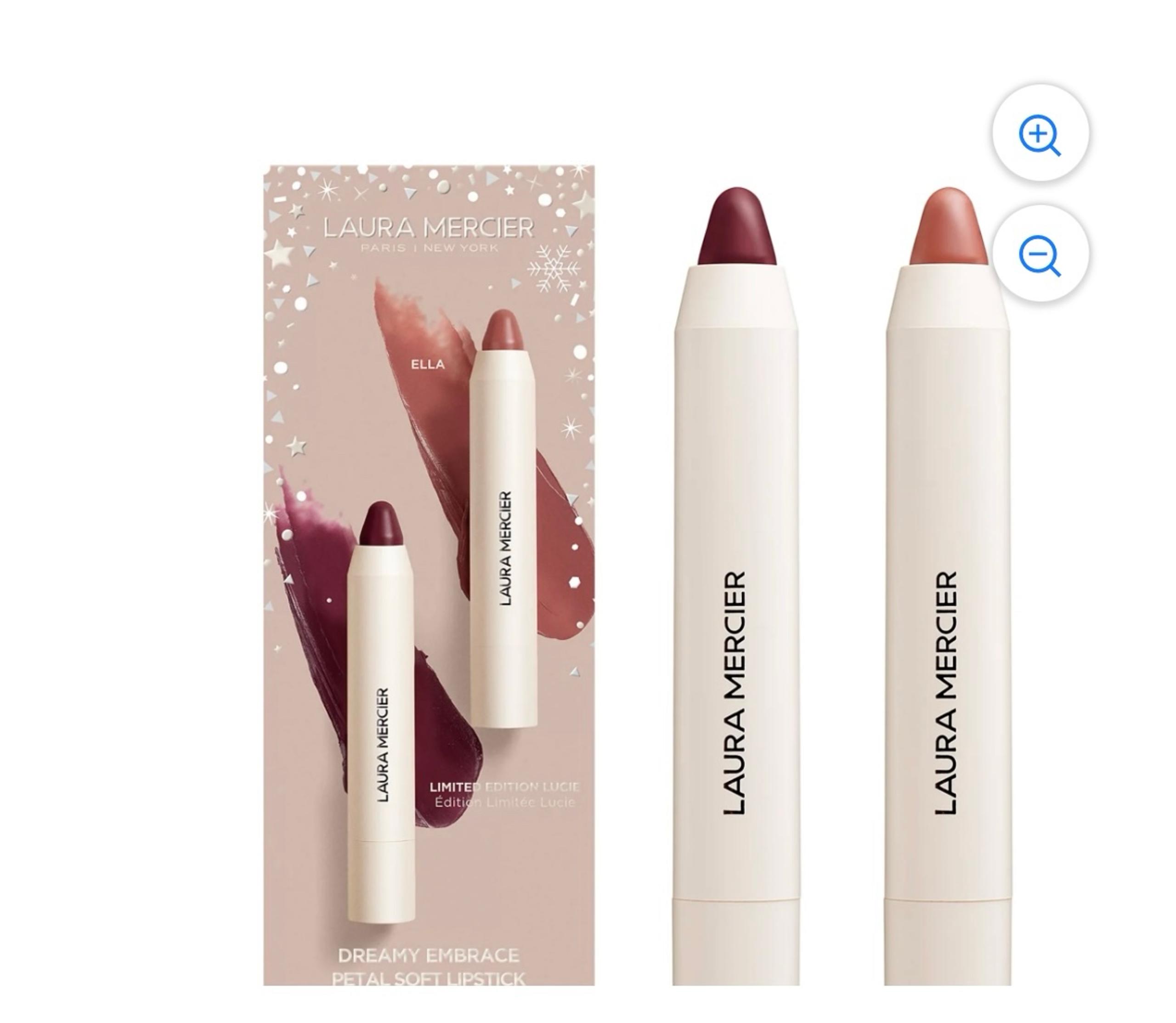 Laura Mercier Dreamy Embrace petal soft lipstick Crayon duo
$70 value