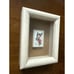 POSTAGE STAMP ART Andrew F. Raymer Framed 3D Stamp 1992 Hummingbird Signed
