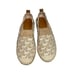 Ralph Lauren Cameryn Monogram Jacquard Espadrille Flat Shoes Khaki Brown Size 6