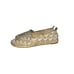 Ralph Lauren Cameryn Monogram Jacquard Espadrille Flat Shoes Khaki Brown Size 6