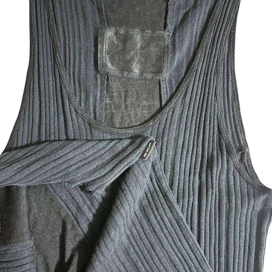 高品質 00s archive kmrii Top Tank Cross Back LGB トップス
