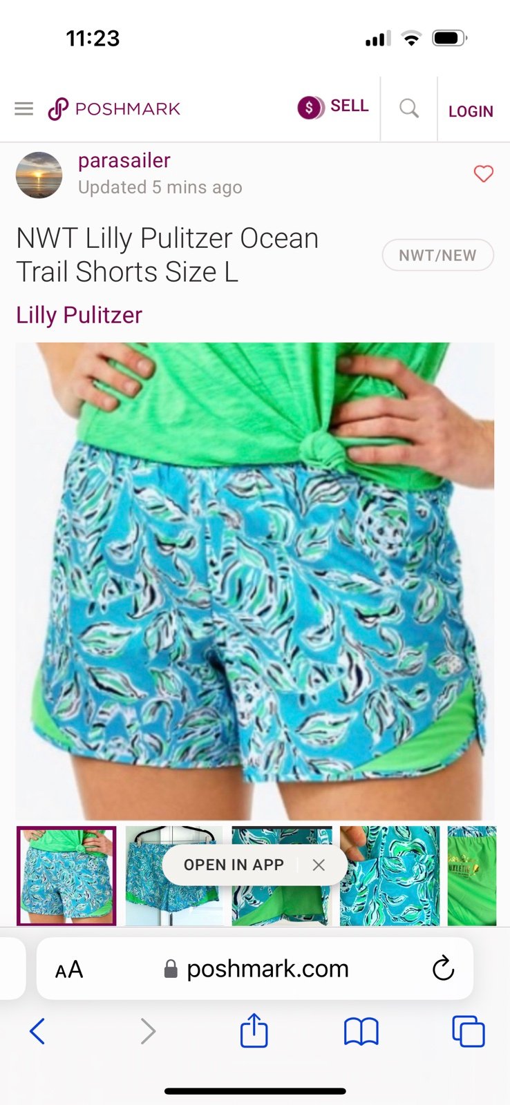 Lilly Pulitzer ocean trail shorts