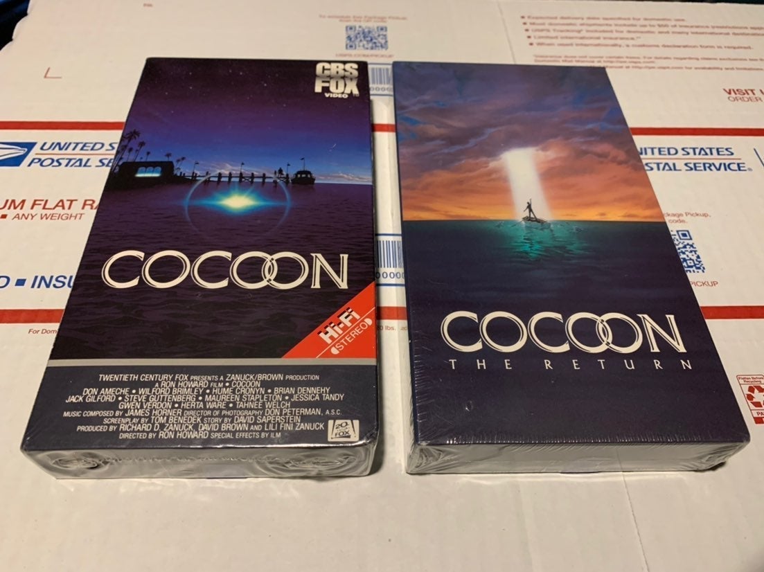 Cocoon 1 & 2 VHS Lot The Return CBS FOX SEALED NEW Sci-fi Drama Don Ameche IGS