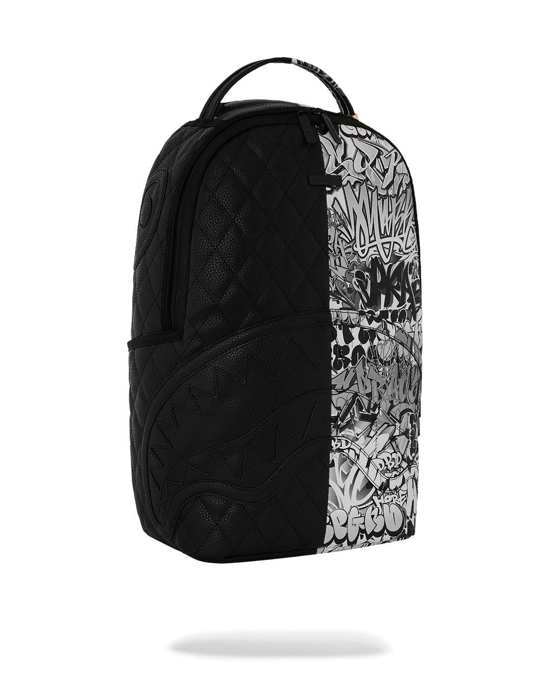 Sprayground Half Graffiti Quilted Dark Wave Backpack With Tags *SOLD OUT*limited