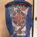 Vintage Lee denim flannel southwestern vest